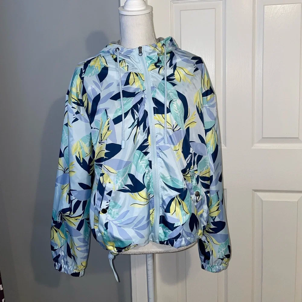 NWT Hurley Glacier Blue Urban Windbreaker - Picture 1 of 10